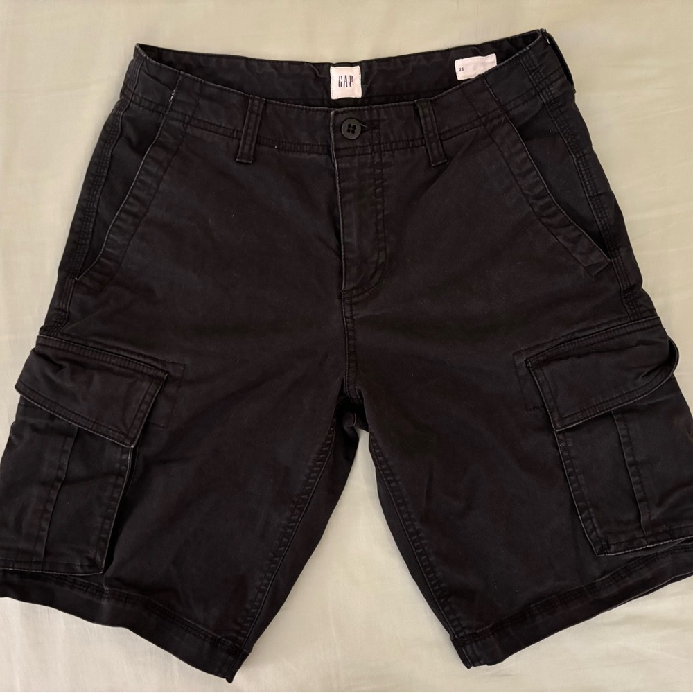 GAP Black Cargo Shorts